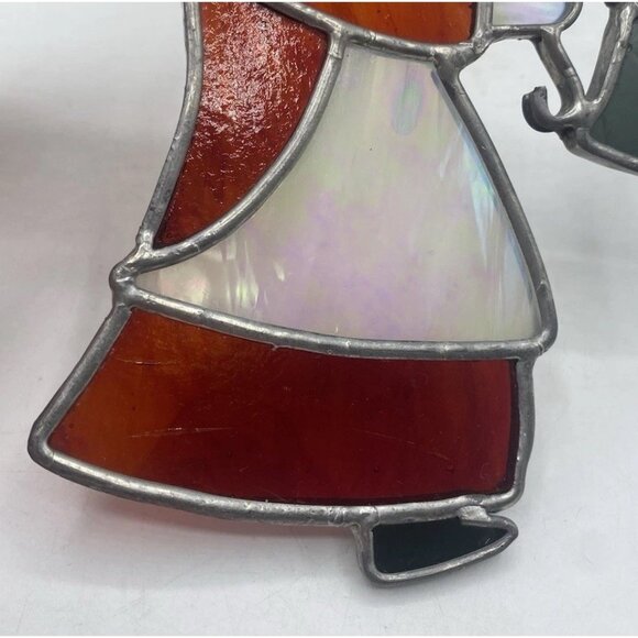 Vintage Stained Glass Sunbonnet Sue Sun Catcher Collectible Prairie Watering Can - Picture 11 of 13